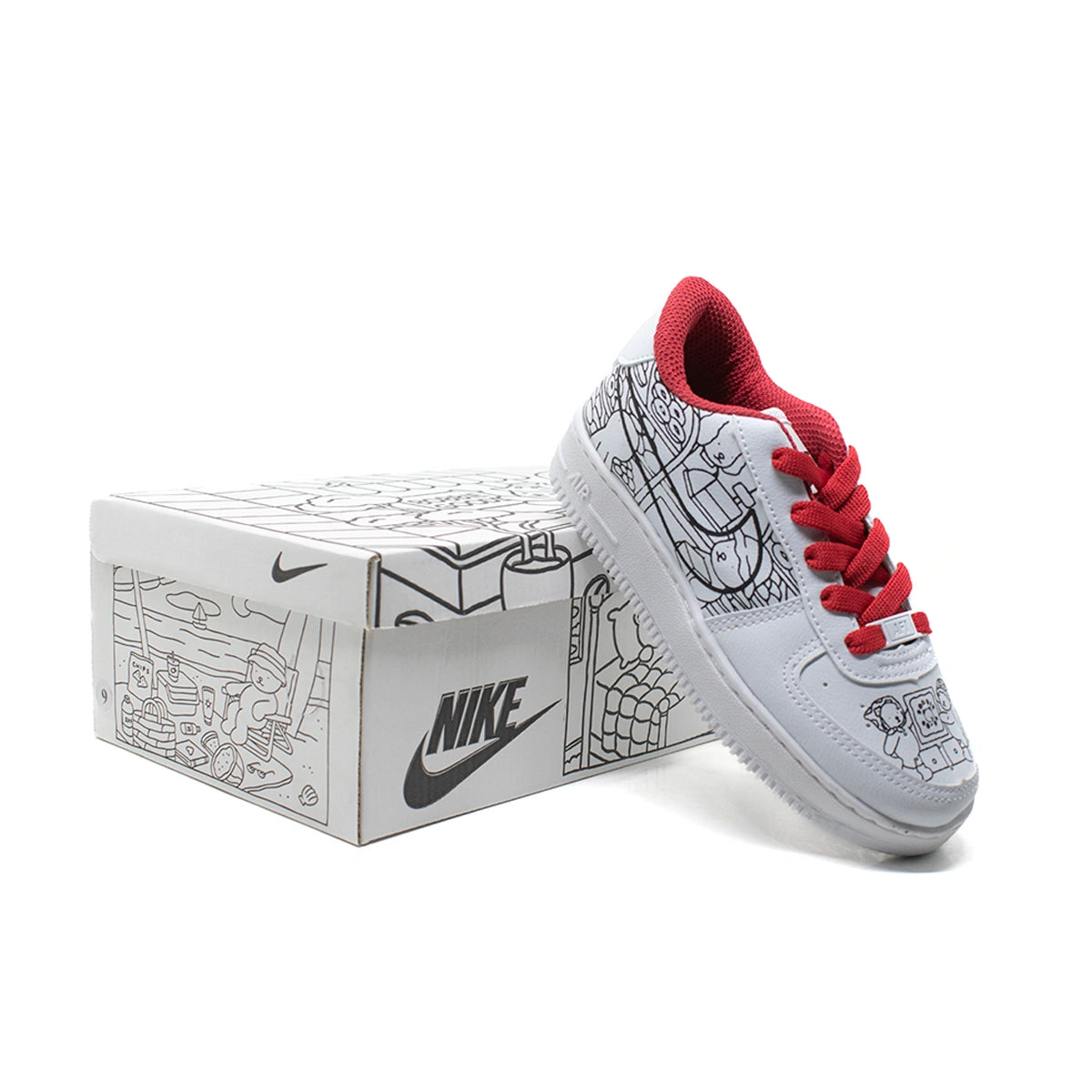 Tênis infantil Nike Air Force Bobbie Goods